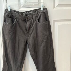 free world messenger skinny jeans gray size 34 x34